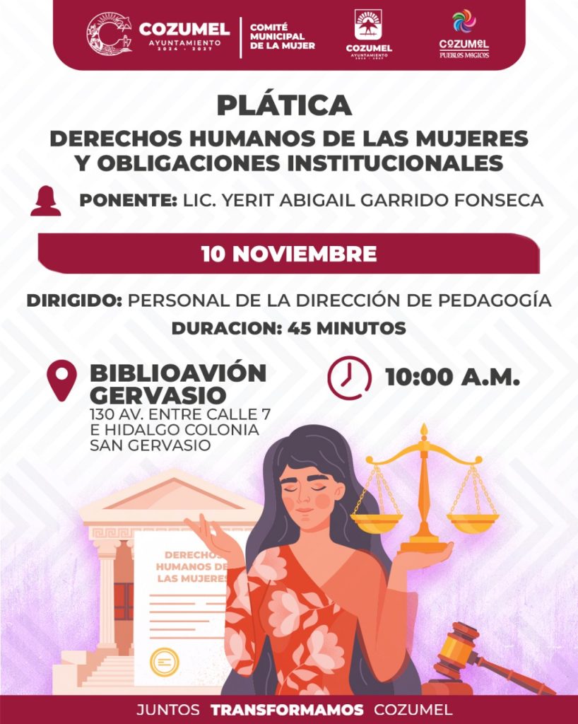 Plática Derechos humanos de las mujeres